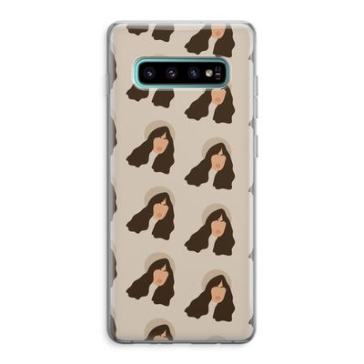 Bonjour mon amour: Samsung Galaxy S10 Plus Transparant Hoesje