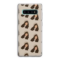 Bonjour mon amour: Samsung Galaxy S10 Plus Transparant Hoesje