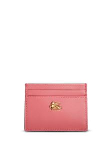 ETRO Pegaso leather cardholder - Rose