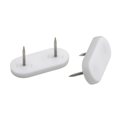 Metafranc Kunststofglijder+Stift 20Mm Wi 4St* - WU0644716