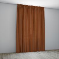 Overgordijn Monaco Terracotta Coupage