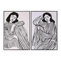 Canvas Home ESPRIT Canvas Foam 83 x 4 x 123 cm