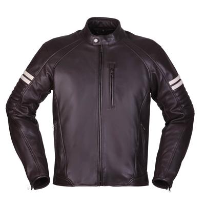 MODEKA August 75, Leren motorjas, Bruin-Beige