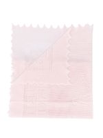 Bonpoint couverture en maille à logo - Rose