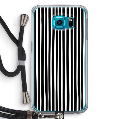 Stripes: Samsung Galaxy S6 Transparant Hoesje met koord