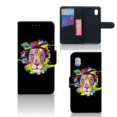 Lion Color Hoesje Alcatel 1B (2020) | Book Case Lion Color Hoesje Alcatel 1B (2020) | Book Case
