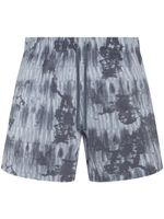 AMIRI short de bain à imprimé tie-dye - Gris - thumbnail