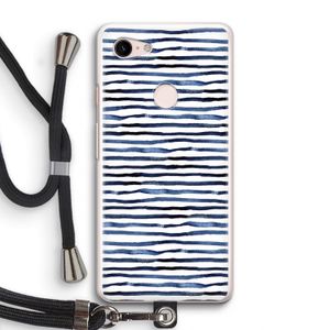 Verrassende lijnen: Pixel 3 Transparant Hoesje met koord