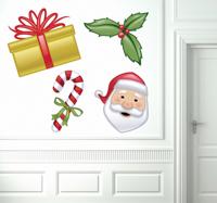 Sticker set kerstmis kerst