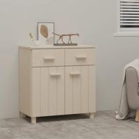 Dressoir HAMAR 79x40x80 cm massief grenenhout honingbruin
