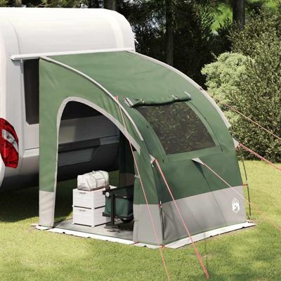 Tent met dak Anders Groen en Zwart 194 x 180 x 210 cm Polyester