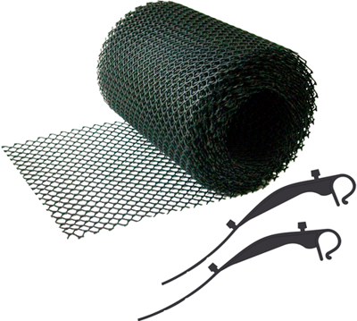 CON:P bladgaas voor dakgoot 16cm 6m - b46480