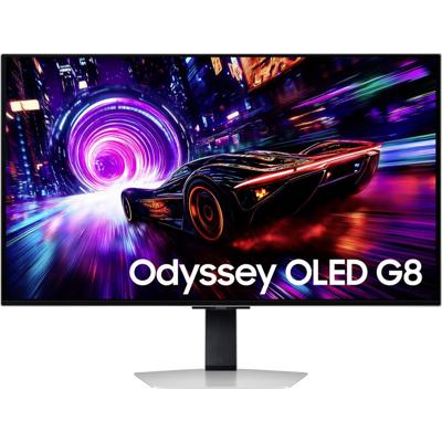 Samsung 32 / Odyssey OLED G8 (G81SF) / 4K UHD LED-monitor Energielabel G (A - G) 81.3 cm (32 inch) 16:9 0.03 ms DisplayPort, HDMI, USB OLED