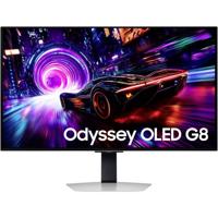 Samsung 32 / Odyssey OLED G8 (G81SF) / 4K UHD LED-monitor Energielabel G (A - G) 81.3 cm (32 inch) 16:9 0.03 ms DisplayPort, HDMI, USB OLED