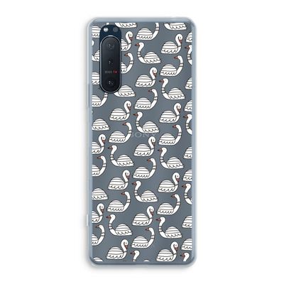 Zwanen: Sony Xperia 5 II Transparant Hoesje