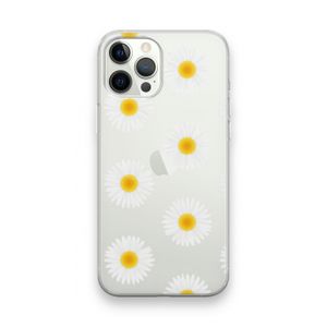 Margrietjes: iPhone 12 Pro Max Transparant Hoesje