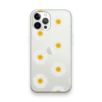 Margrietjes: iPhone 12 Pro Max Transparant Hoesje