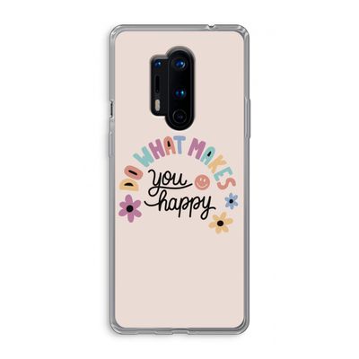 Happy days: OnePlus 8 Pro Transparant Hoesje