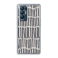 Moroccan stripes: Oppo Find X3 Neo Transparant Hoesje Moroccan stripes: Oppo Find X3 Neo Transparant Hoesje