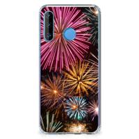 Huawei P30 Lite Anti Shock Bumper Case Vuurwerk