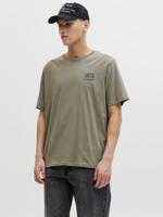 Jack & Jones Jjbali Tee Ss Crew Neck Print T-shirts 4889218 Vetiver