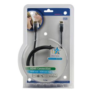 HQ SS5555-1.5 HDMI kabel 1,5 m HDMI Type A (Standaard) HDMI Type C (Mini) Zwart