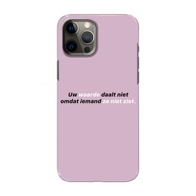 uw waarde daalt niet: Volledig geprint iPhone 12 Hoesje