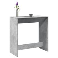 Bartafel 102x50x103,5 cm bewerkt hout betongrijs