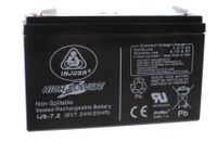 Injusa oplaadbare batterij High Power 6V 7,2 AH zwart