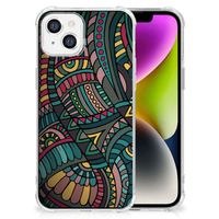 iPhone 14 Doorzichtige Silicone Hoesje Aztec