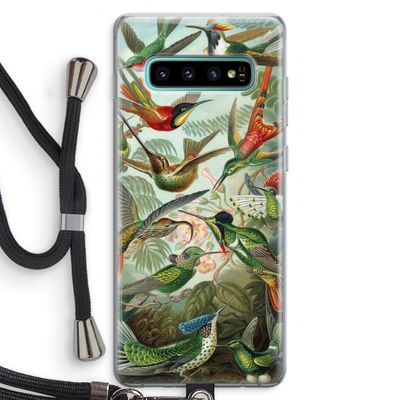 Haeckel Trochilidae: Samsung Galaxy S10 Plus Transparant Hoesje met koord