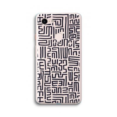 Moroccan Print: Google Pixel 3 XL Transparant Hoesje