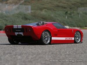 HPI Racing 7495 1:10 Body Ford Gt Body (200Mm/Wb255Mm) 200 mm Ongeverfd, niet gesneden