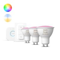 Philips Hue Starterpack - GU10 - 5W - White and Color set van 3 - 929003666510