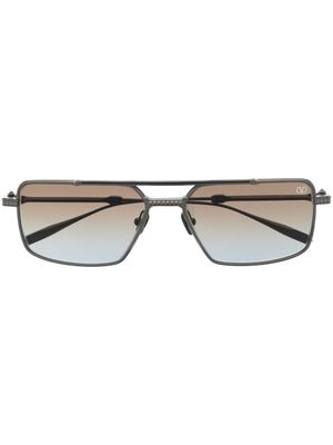 VALENTINO GARAVANI EYEWEAR lunettes de soleil Rockstud à monture pilote - Noir