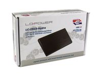 LC-Power LC-25U3-HYDRA HDD enclosure 2.5 Zwart opslagbehuizing - thumbnail