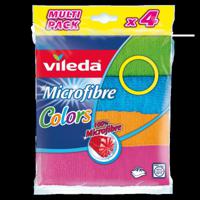 Vileda Microvezel doeken colors 4-pack (1 st) - thumbnail