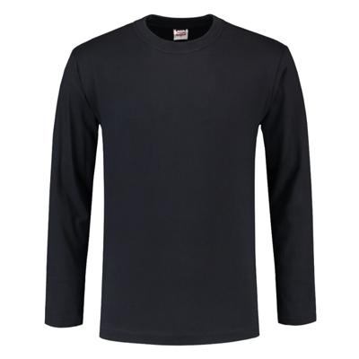 Tricorp T-shirt lange mouw - Casual - 101006 - marine blauw - maat XL