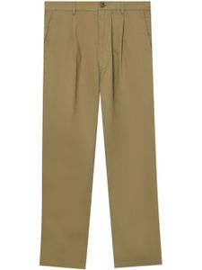 Comme des Garçons Homme pantalon chino en coton à coupe droite - Marron