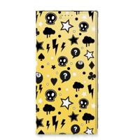 Mobiel BookCase Samsung Galaxy S25 Ultra Punk Geel