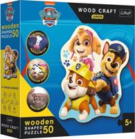 Trefl puzzel - paw patrol houten puzzel - 50 stukjes Trefl puzzel - paw patrol houten puzzel - 50 stukjes