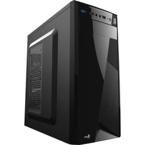 Aerocool CS-1101 tower behuizing 2x USB-A 2.0, USB-A 3.2 (5 Gbit/s), 2x Audio