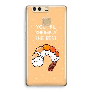 You're Shrimply The Best: Huawei P9 Transparant Hoesje