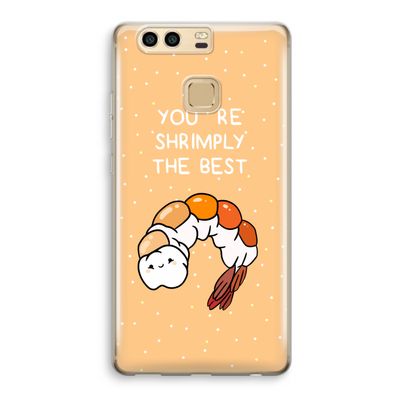 You're Shrimply The Best: Huawei P9 Transparant Hoesje