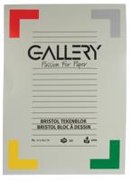 Gallery Bristol tekenpapier, 200 g, ft 21 x 29,7 cm , A4, blok van 20 vel