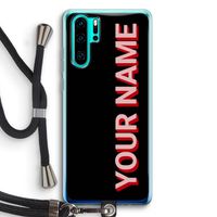 Namecase: Huawei P30 Pro Transparant Hoesje met koord