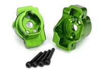 Portal drive axle mount, rear, 6061-T6 aluminum (green-anodized) (TRX-8256G) - thumbnail