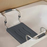 MSV Badkamer Bad zitje - stoel/kruk - Verhoogd zittend douchen - uitschuifbaar 55 tot 65 cm - Krukjes