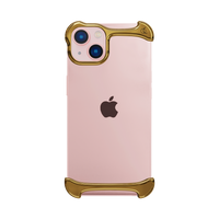 Arc Pulse - Dubbelzijdige  Titanium Bumper Case - iPhone 13 Mini - Goud
