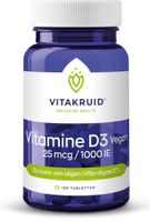 Vitakruid Vitamine D3 Vegan 25 Mcg Tabletten